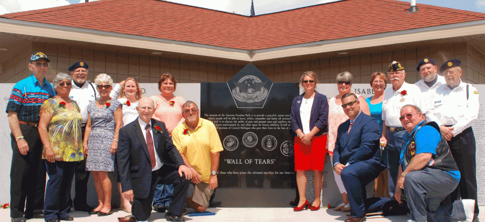 Veterans Freedom Park board members group photo